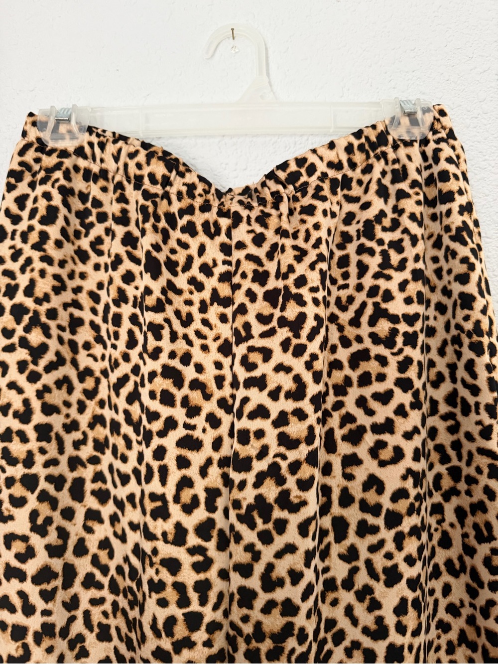 A New Day Silky Leopard Wide Leg Pants - Picture 2 of 6